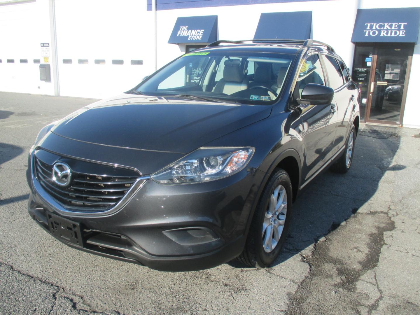 2013 GRAY Mazda CX-9 Sport AWD (JM3TB3BVXD0) with an 3.7L V6 DOHC 24V engine, 6-Speed Automatic transmission, located at 1254 Manheim Pike, Lancaster, PA, 17601, (717) 393-9133, 40.062870, -76.323273 - Photo#0